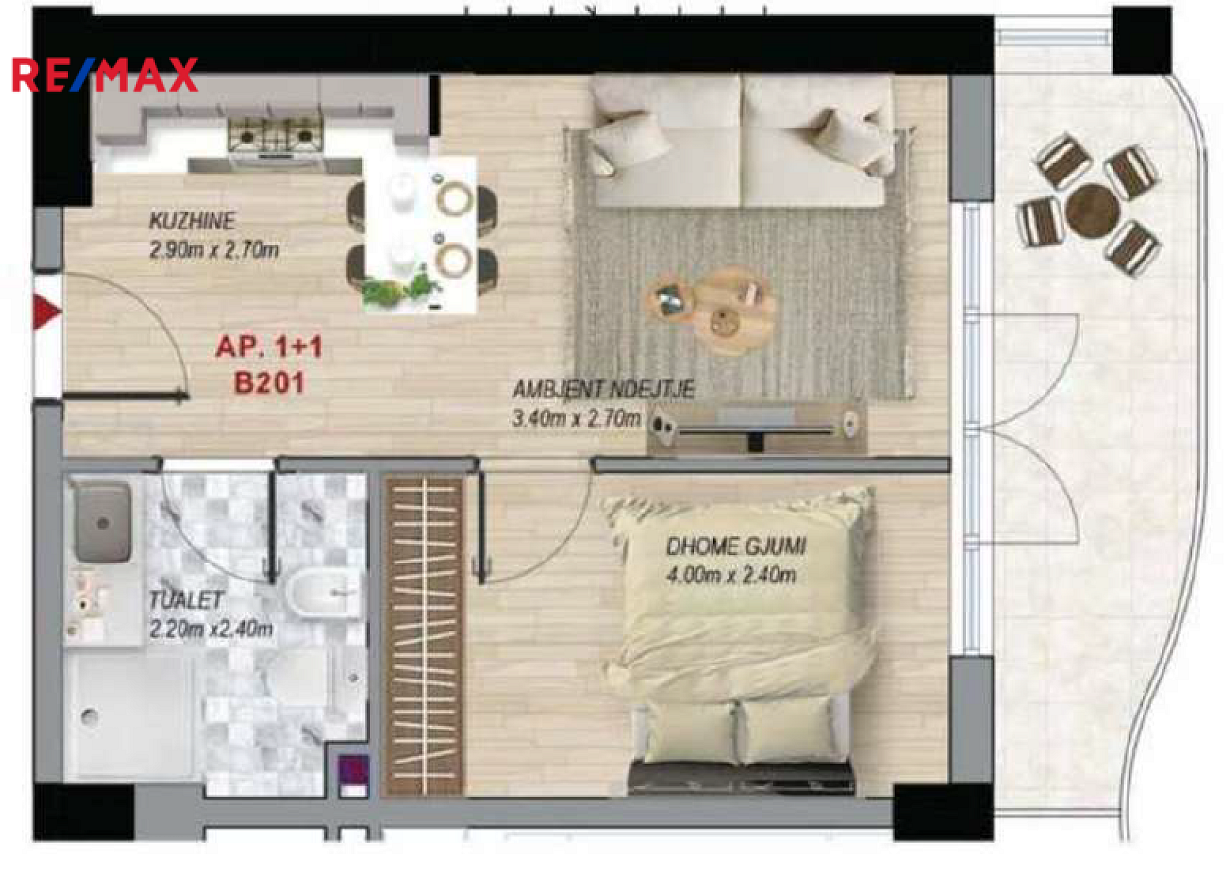 Prodej apartmánu 2+kk Qerret, Albánie