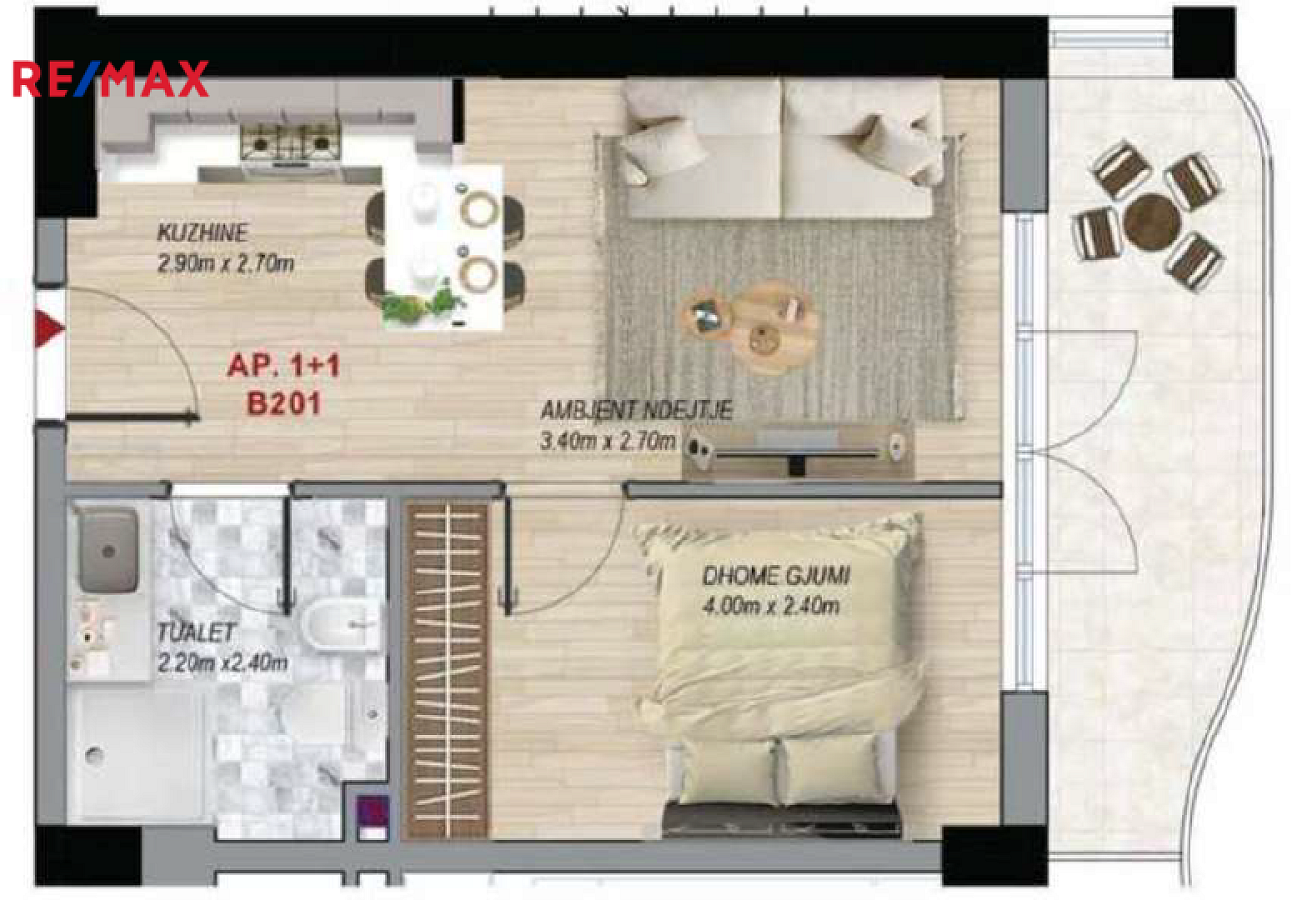 Prodej apartmánu 2+kk Qerret, Albánie